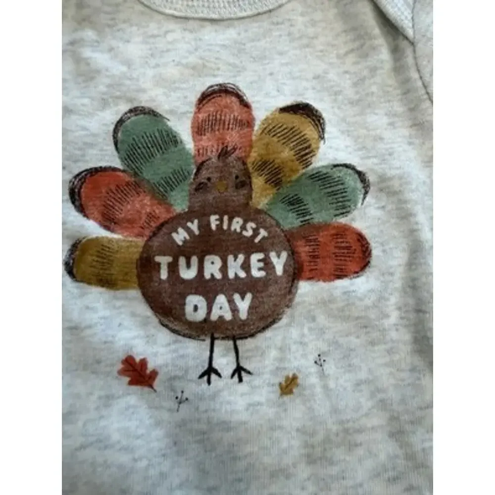 Carter’s Baby First Thanksgiving 3-Piece Outfit Set Size 3 Months